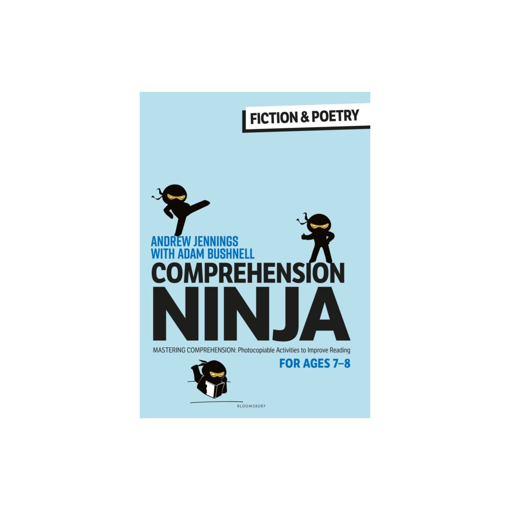 Produktbild för Comprehension Ninja for Ages 7-8: Fiction & Poetry (häftad, eng)
