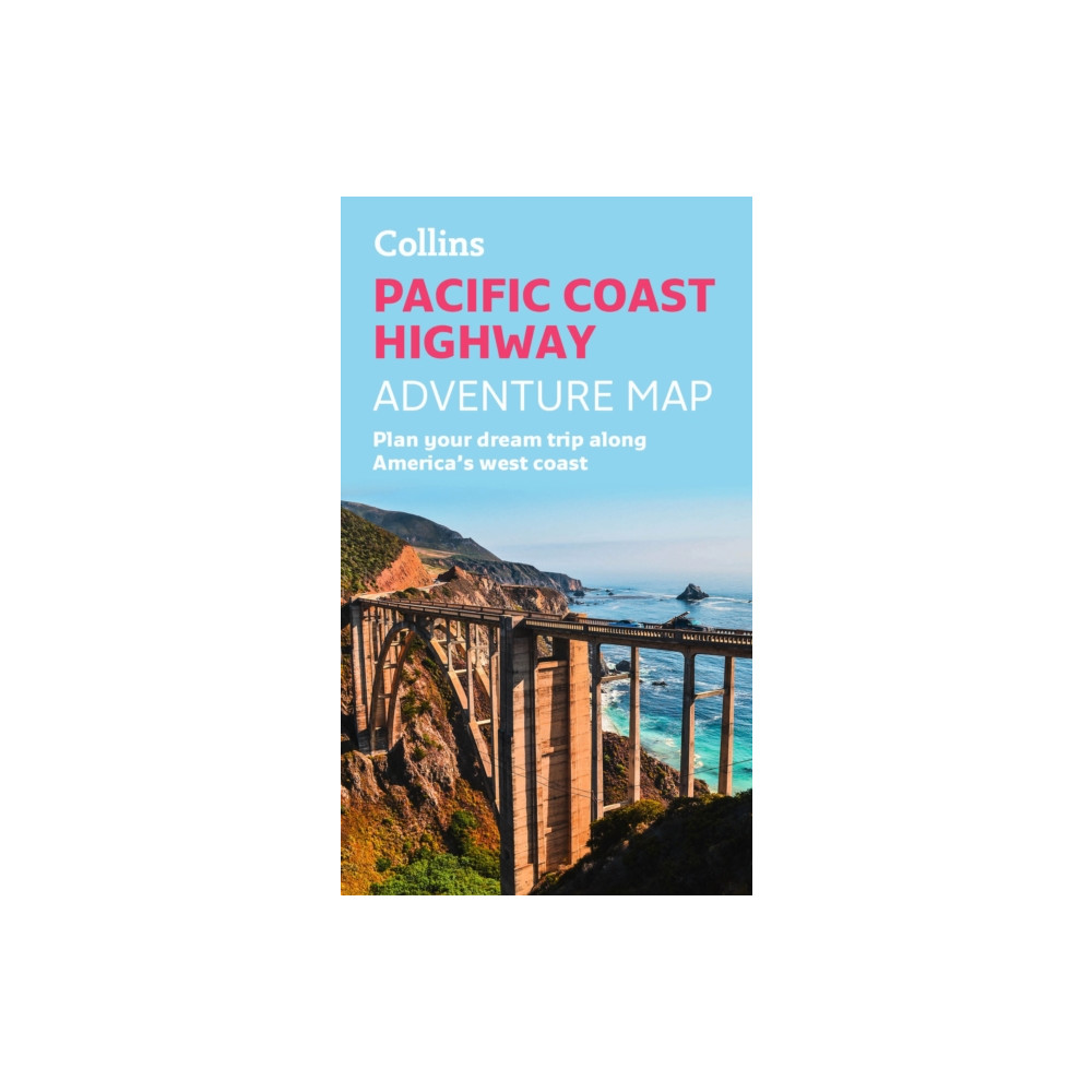Produktbild för Pacific Coast Highway Adventure Map