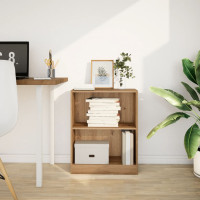 Produktbild för Bokhylla ek 60x24x76 cm konstruerat trä
