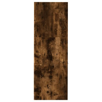 Produktbild för Apoteksskåp rökfärgad ek 30x41x118 cm konstruerat trä