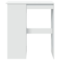 Produktbild för Barbord med hyllor vit 90x47,5x103,5 cm konstruerat trä