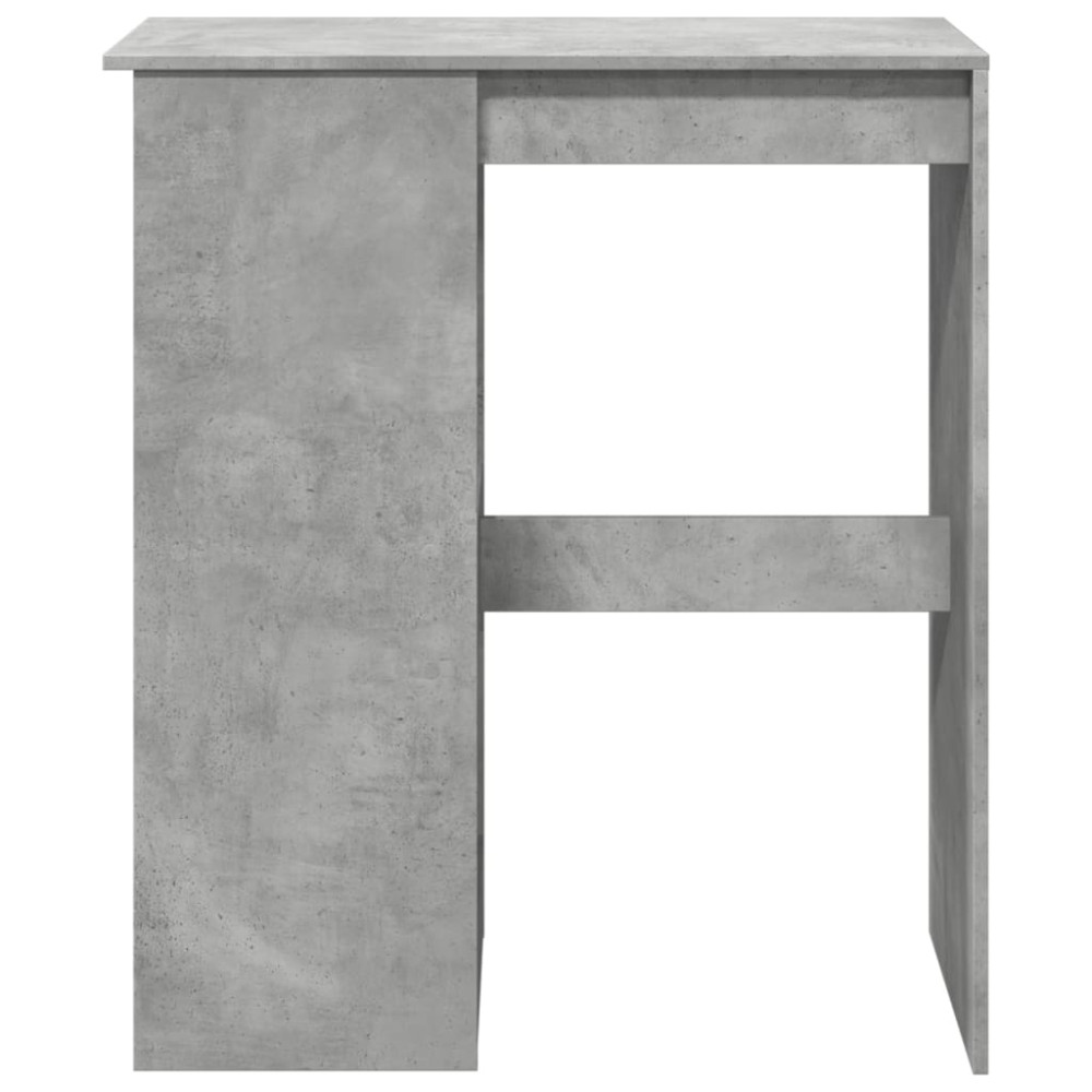 Produktbild för Barbord med hyllor betonggrå 90x47,5x103,5 cm konstruerat trä