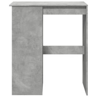 Produktbild för Barbord med hyllor betonggrå 90x47,5x103,5 cm konstruerat trä