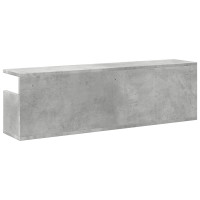 Produktbild för Väggskåp 100x20x30 cm betonggrå konstruerat trä