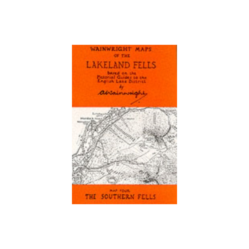 Produktbild för Wainwright Maps of the Lakeland Fells