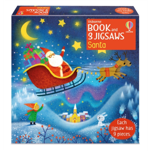 Usborne Publishing Ltd Usborne Book and 3 Jigsaws: Santa (bok, board book, eng)