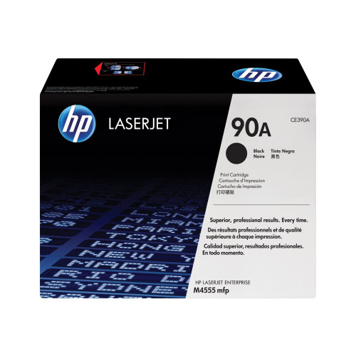 Hewlett-Packard HP 90A - svart - original - LaserJet - tonerkassett (CE390A)