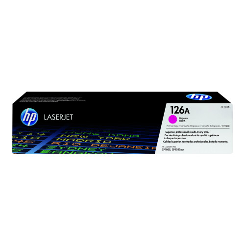 Hewlett-Packard HP 126A - magenta - original - LaserJet - tonerkassett (CE313A)