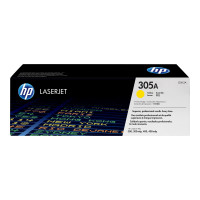 Produktbild för HP 305A - gul - original - LaserJet - tonerkassett (CE412A)