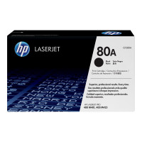 Produktbild för HP 80A - svart - original - LaserJet - tonerkassett (CF280A)