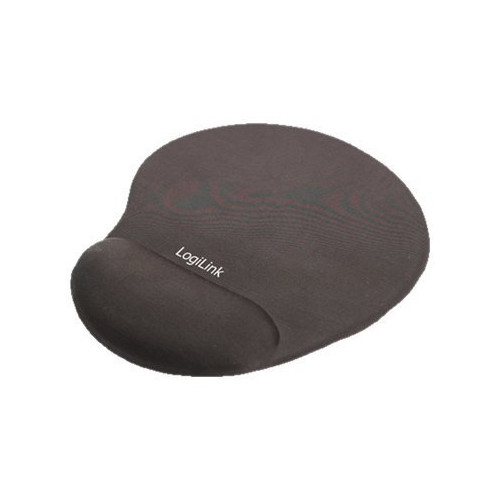 2direct LogiLink Mousepad with GEL Wrist Rest Support - mustablett med handledskudde