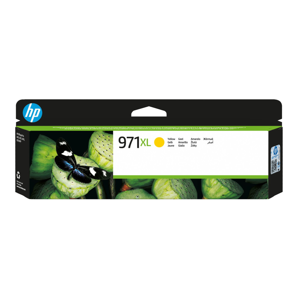 Produktbild för HP 971XL - Lång livslängd - gul - original - bläckpatron