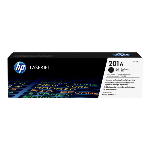 Hewlett-Packard HP 201A - svart - original - LaserJet - tonerkassett (CF400A)