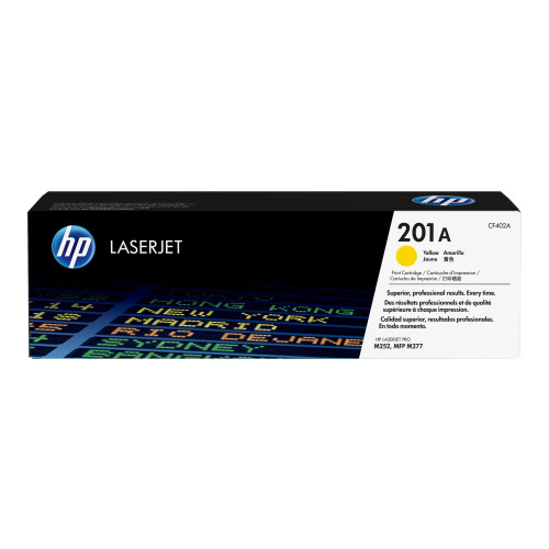 Hewlett-Packard HP 201A - gul - original - LaserJet - tonerkassett (CF402A)