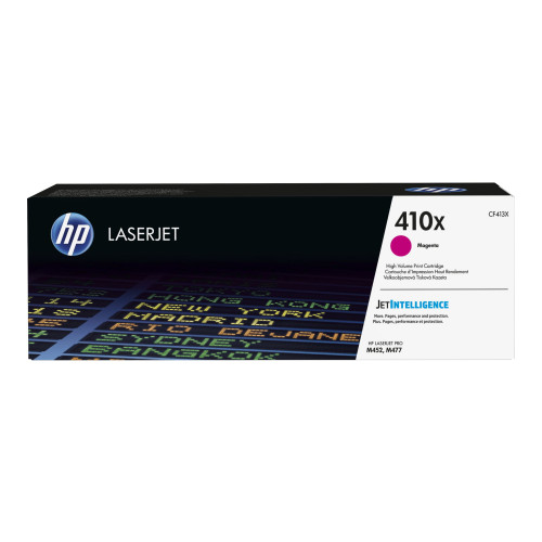 Hewlett-Packard HP 410X - Lång livslängd - magenta - original - LaserJet - tonerkassett (CF413X)