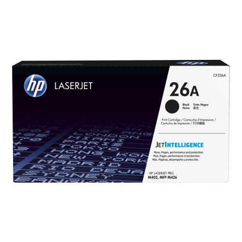 Hewlett-Packard HP 26A - svart - original - LaserJet - tonerkassett (CF226A)