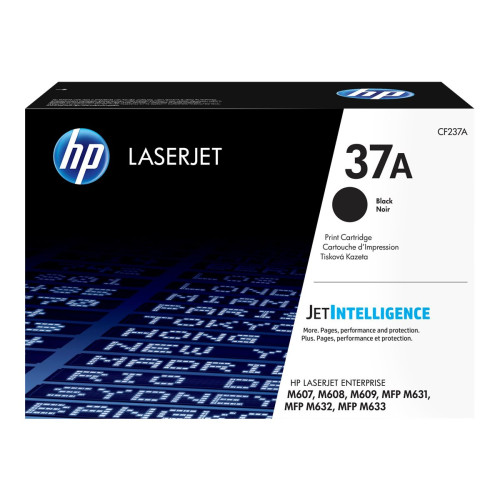 Hewlett-Packard HP 37A - svart - original - LaserJet - tonerkassett (CF237A)