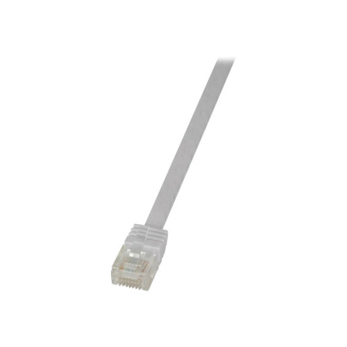 2direct LogiLink SlimLine - patch-kabel - 3 m - vit