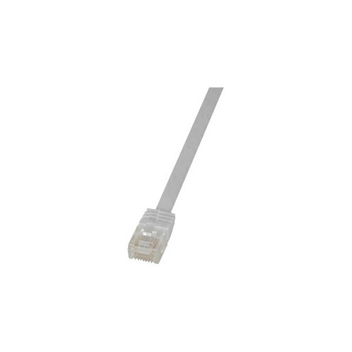 2direct LogiLink SlimLine - patch-kabel - 1 m - vit