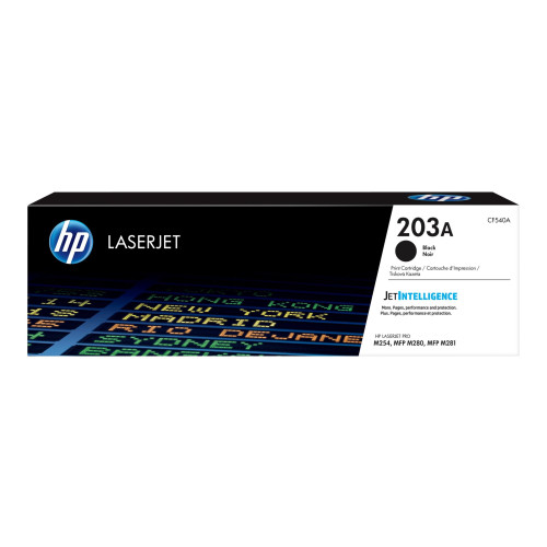 Hewlett-Packard HP 203A - svart - original - LaserJet - tonerkassett (CF540A)