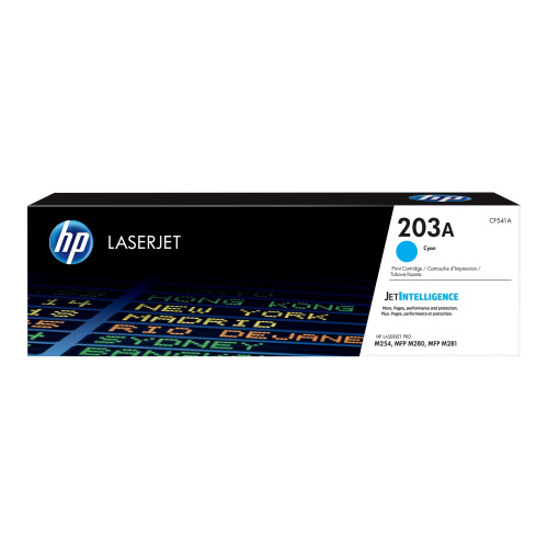 Hewlett-Packard HP 203A - cyan - original - LaserJet - tonerkassett (CF541A)