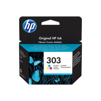 Produktbild för HP 303 - färg (cyan, magenta, gul) - original - bläckpatron