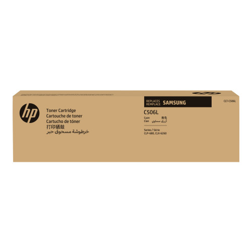 Hewlett-Packard HP CLT-C506L - Lång livslängd - cyan - original - tonerkassett (SU038A)