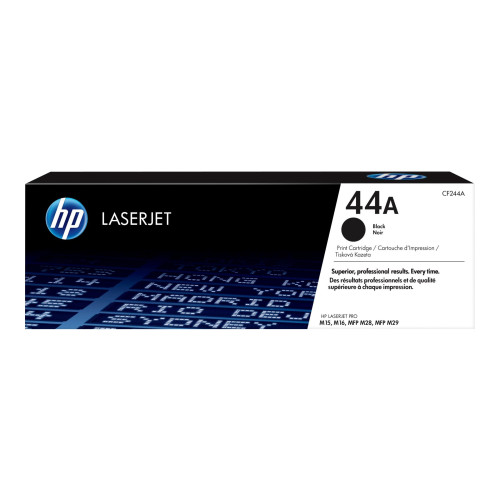 Hewlett-Packard HP 44A - svart - original - LaserJet - tonerkassett (CF244A)