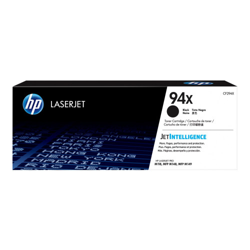 Hewlett-Packard HP 94X - svart - original - LaserJet - tonerkassett (CF294X)