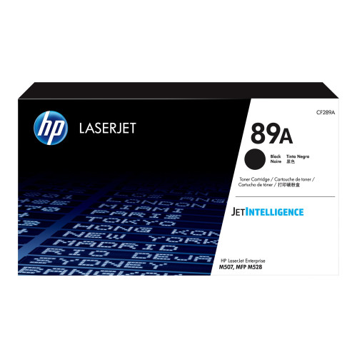 Hewlett-Packard HP 89A - svart - original - LaserJet - tonerkassett (CF289A)