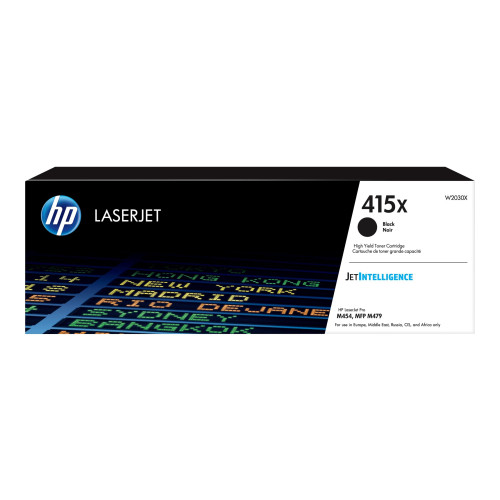 Hewlett-Packard HP 415X - Lång livslängd - svart - original - LaserJet - tonerkassett (W2030X)