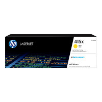 Produktbild för HP 415X - Lång livslängd - gul - original - LaserJet - tonerkassett (W2032X)