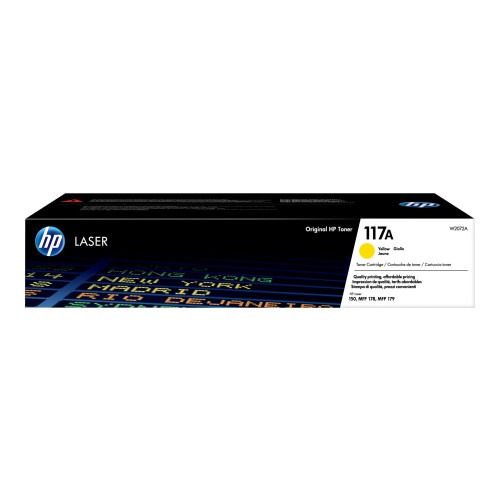 Hewlett-Packard HP 117A - gul - original - tonerkassett (W2072A)