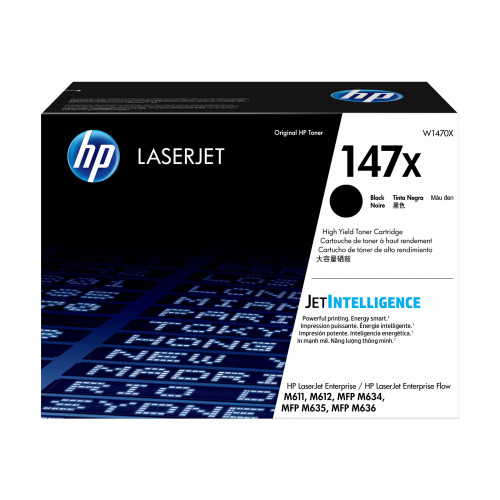 Hewlett-Packard HP 147X - Lång livslängd - svart - original - LaserJet - tonerkassett (W1470X)