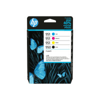 Produktbild för HP 950/951 - 4-pack - svart, gul, cyan, magenta - original - bläckpatron