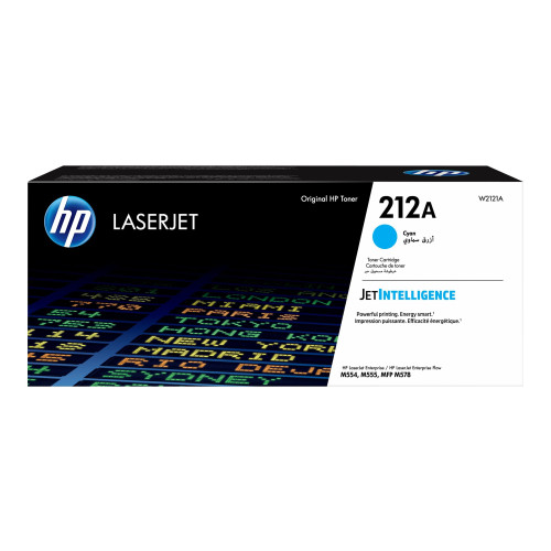 Hewlett-Packard HP 212A - cyan - original - LaserJet - tonerkassett (W2121A)