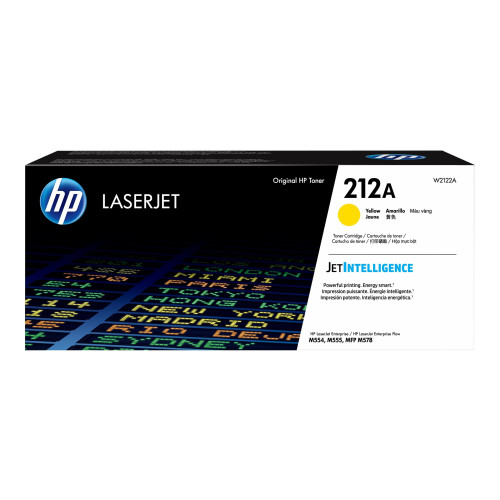 Hewlett-Packard HP 212A - gul - original - LaserJet - tonerkassett (W2122A)