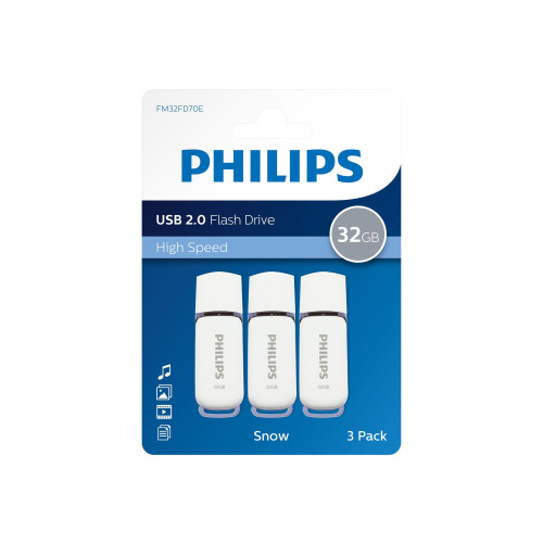 Philips Philips FM32FD70E Snow edition 2.0 - USB flash-enhet - 32 GB