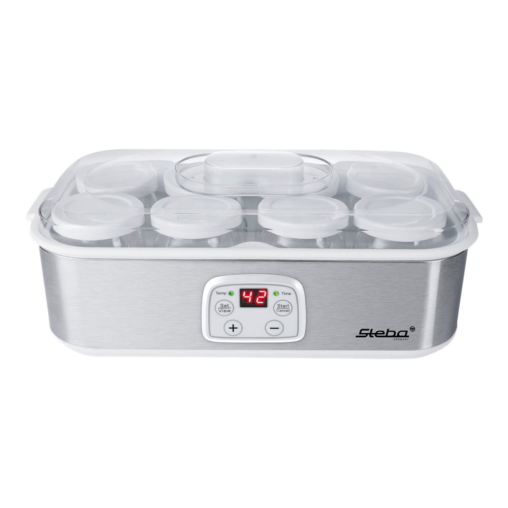 Produktbild för Steba JM 3 - yoghurtmaskin - rostfritt stål / vitt