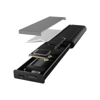 Produktbild för ICY BOX IB-1807MT-C31 - förvaringslåda - M.2 NVMe Card / PCIe (NVMe) - USB 3.2 (Gen 2)