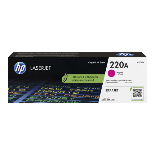 Hewlett-Packard HP 220A - magenta - original - LaserJet - tonerkassett (W2203A)