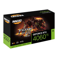 Produktbild för Inno3D GeForce RTX4060 Ti 8GB Twin X2 - grafikkort - GeForce RTX 4060 Ti - 8 GB