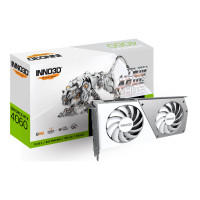 Produktbild för Inno3D GeForce RTX 4060 TWIN X2 OC WHITE - grafikkort - GeForce RTX 4060 - 8 GB - vit