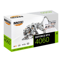 Produktbild för Inno3D GeForce RTX 4060 TWIN X2 OC WHITE - grafikkort - GeForce RTX 4060 - 8 GB - vit