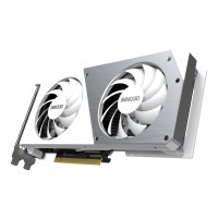 Produktbild för Inno3D GeForce RTX 4060 TWIN X2 OC WHITE - grafikkort - GeForce RTX 4060 - 8 GB - vit