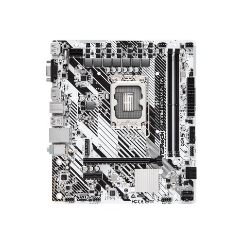 ASRock ASRock H610M-HDV/M.2+ D5 - moderkort - micro ATX - LGA1700-uttag - H610