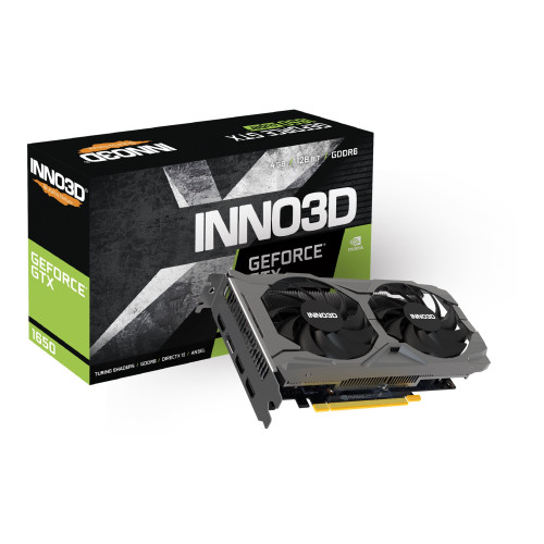 InnoVISION Multimedia Technologies Inno3D GeForce GTX 1650 Twin X2 OC V3 - grafikkort - GF GTX 1650 - 4 GB