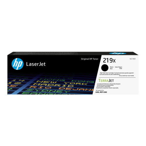 Hewlett-Packard HP 219X - Lång livslängd - svart - original - LaserJet - tonerkassett (W2190X)