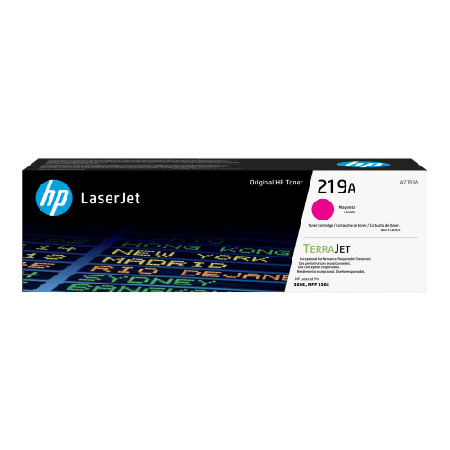 Hewlett-Packard HP 219A - magenta - original - LaserJet - tonerkassett (W2193A)