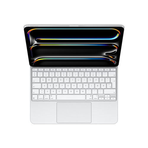 Apple Apple Magic Keyboard - tangentbord och foliefodral - med pekdyna - QWERTY - dansk - vit Inmatningsenhet